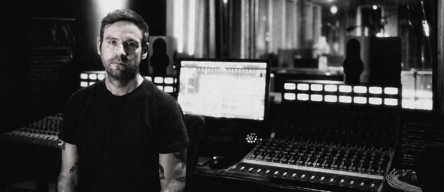 Jay Maas at the console